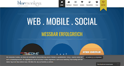 Desktop Screenshot of bluemonkeys.at